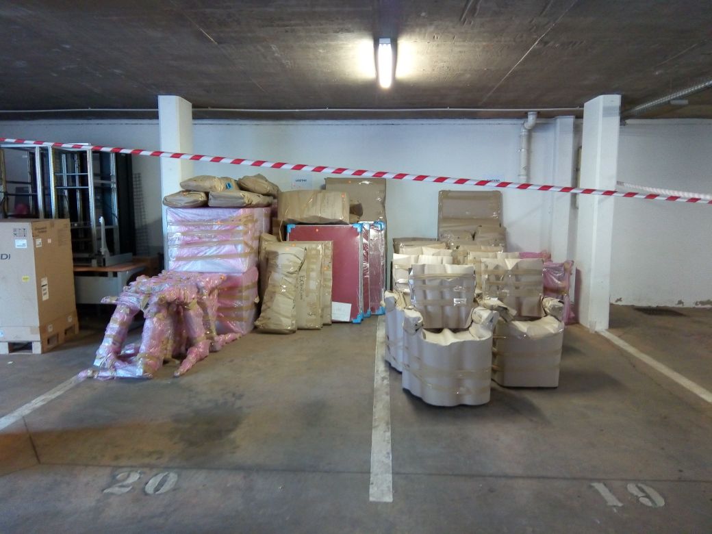 Wrapped and neatly packed